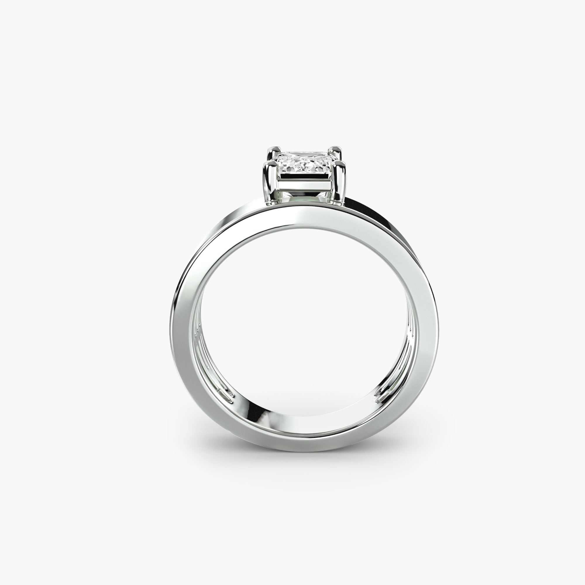 Wide Flat Band Solitaire