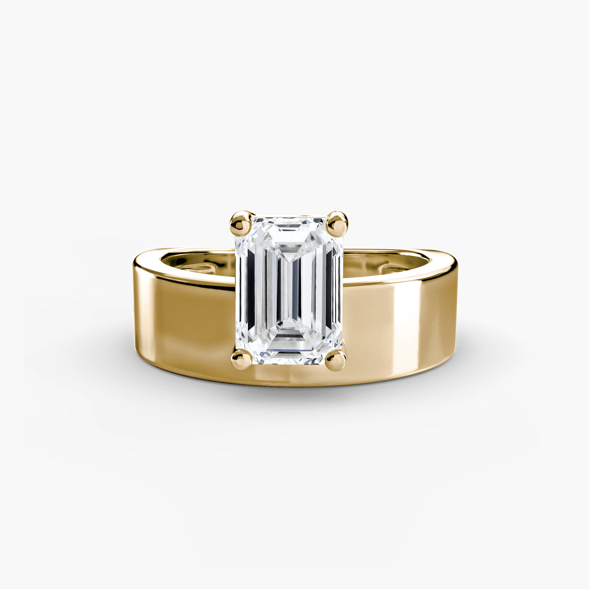 Wide Flat Band Solitaire