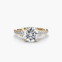 Solitaire with Baguettes and Pavé