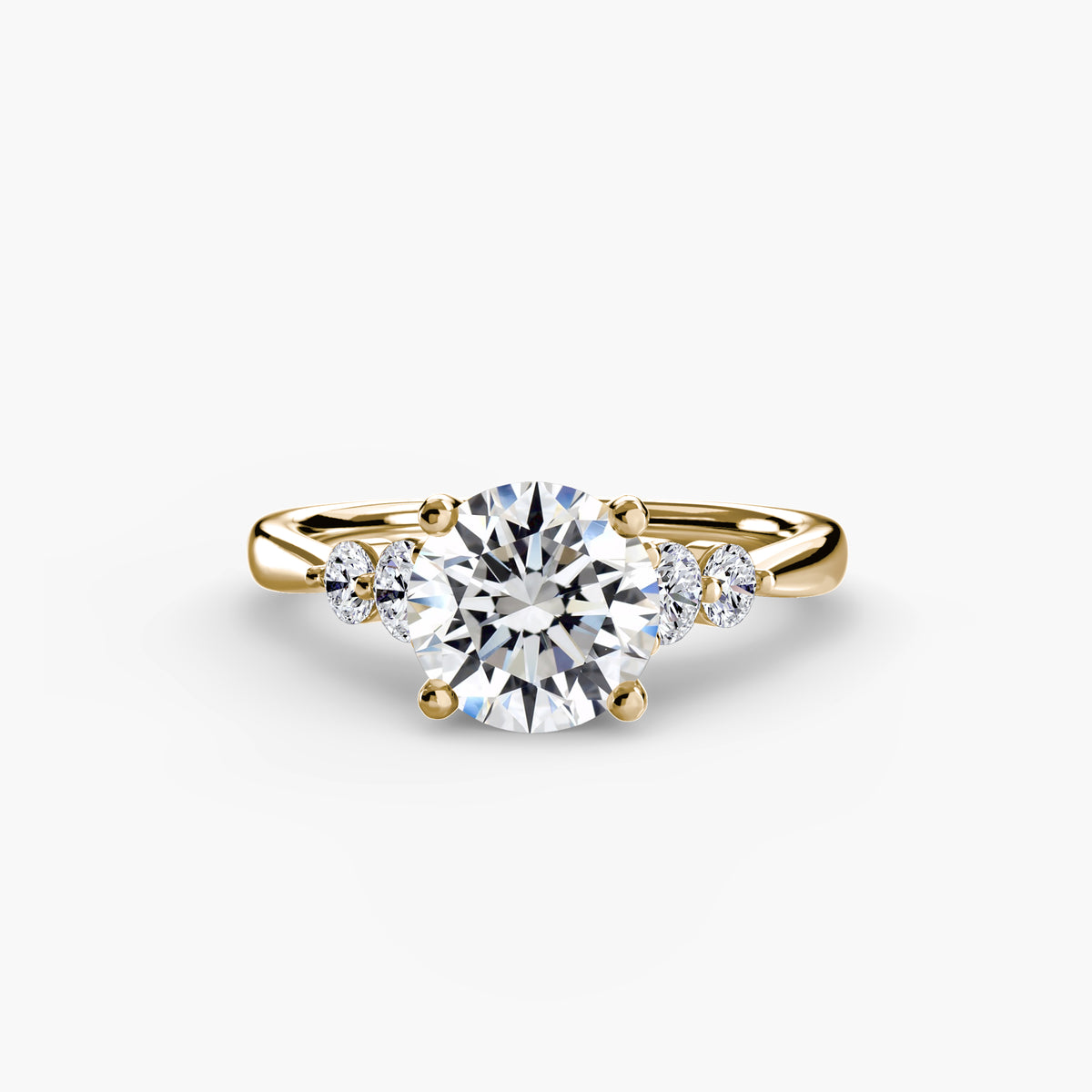 Solitaire with Marquise and Brilliant Accents