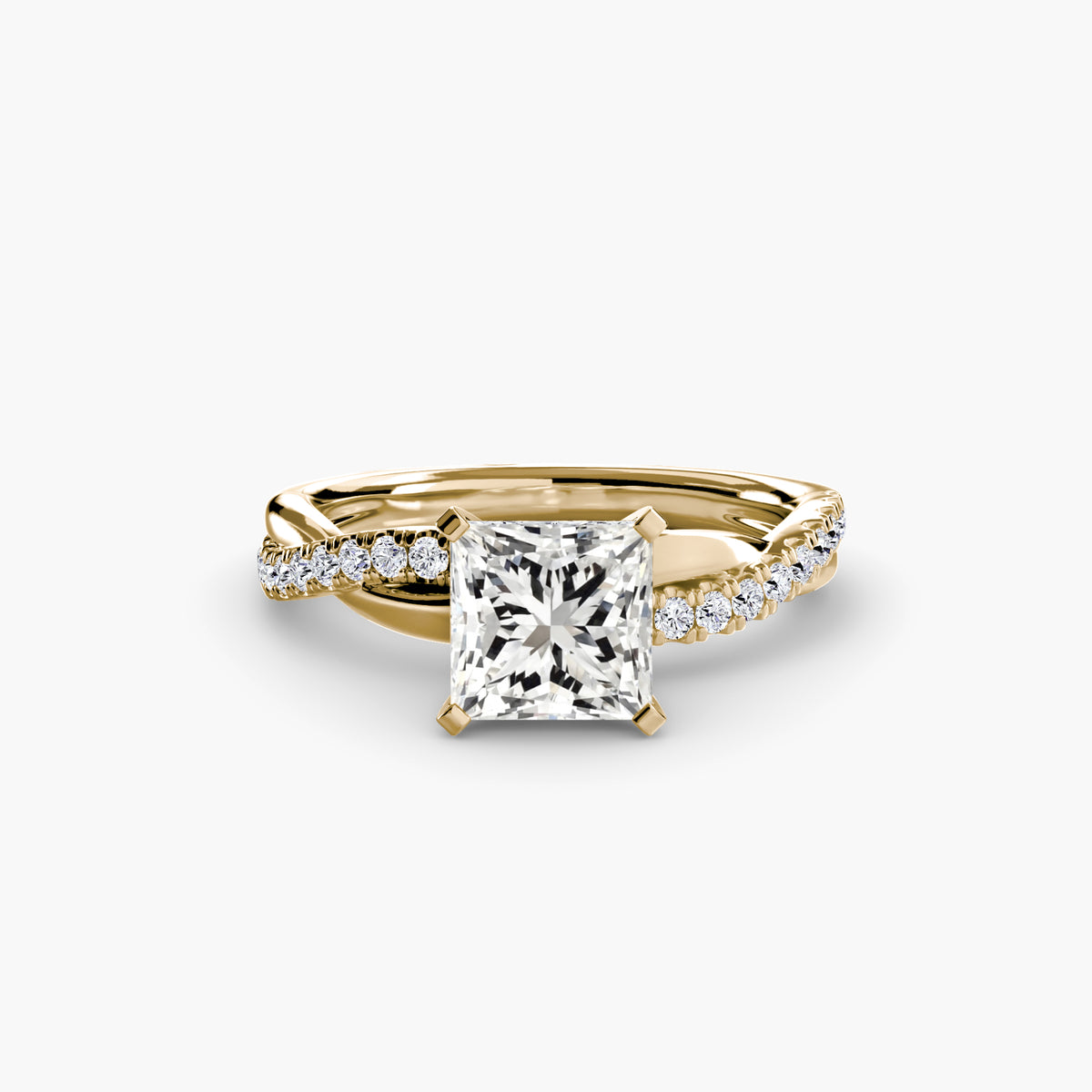 Emerald-Twist-Pavé-Ring